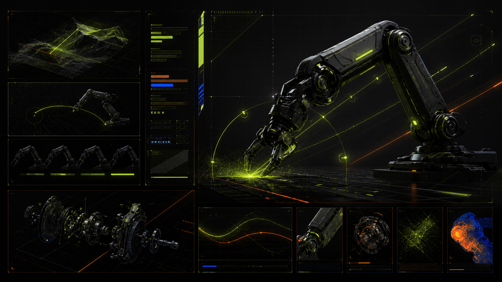 Dark kinetic control-room design study