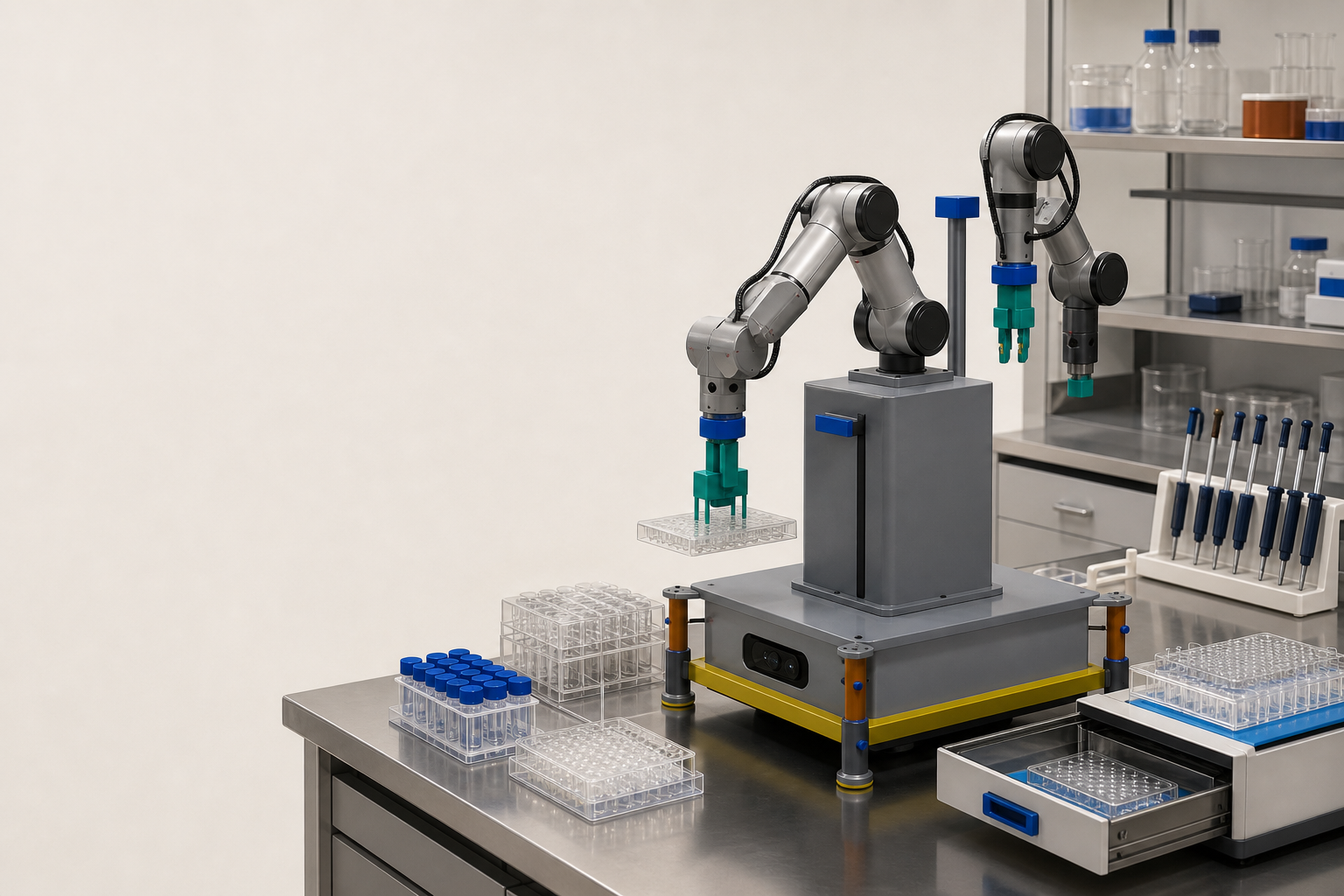 High-quality KWR-1 biology lab concept render
