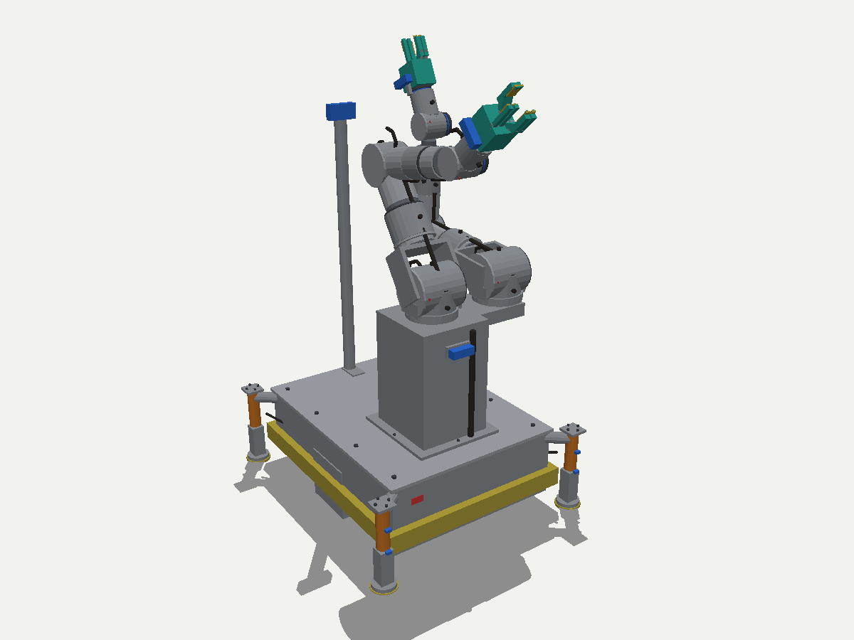 KWR-1 dual-arm kitchen work robot render